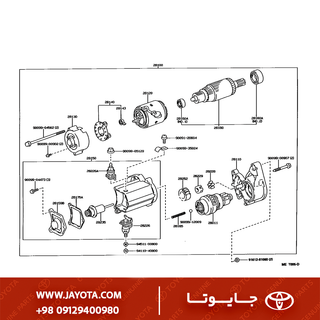 اتوماتیک استارت تویوتا کرولا 1988-92 - اصلی جنیون پارت ژاپن